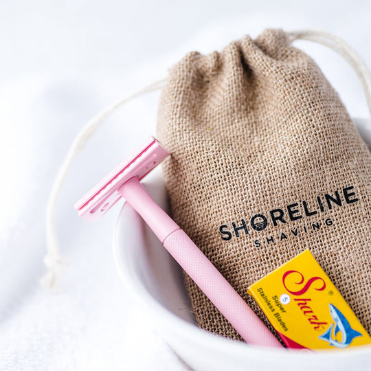Shoreline Shaving Safety Razor Travel Sets (men & women)