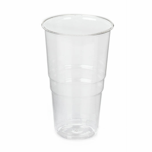 Pint to line clear RPET cup