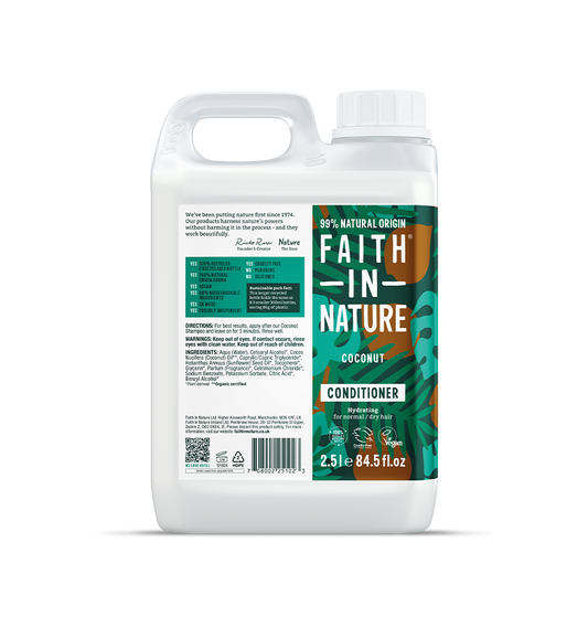 Faith in Nature Conditioner 2.5L Refills