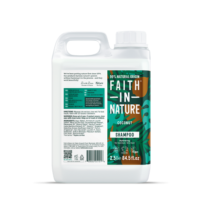 Faith in Nature Shampoo 2.5L Refills