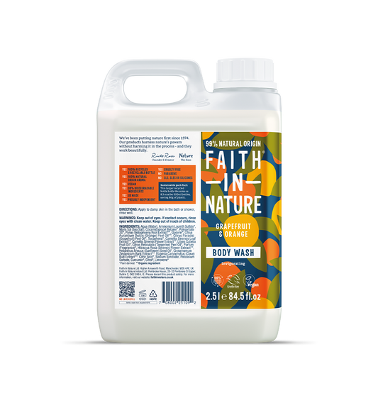 Faith in Nature Body Wash 2.5L Refills