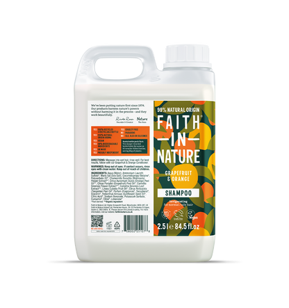 Faith in Nature Shampoo 2.5L Refills