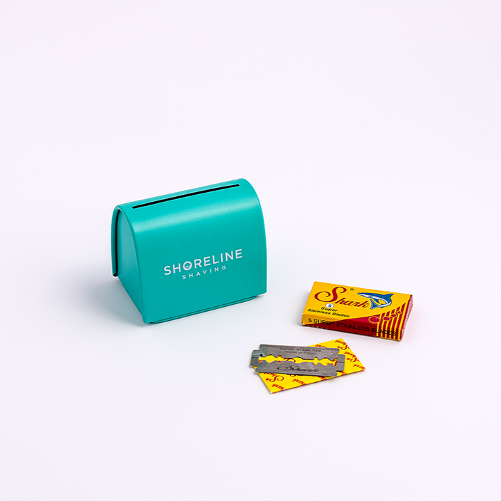 Shoreline Shaving Razor Blade Disposal Tin