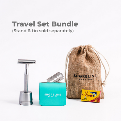 Shoreline Shaving Safety Razor Travel Sets (men & women)