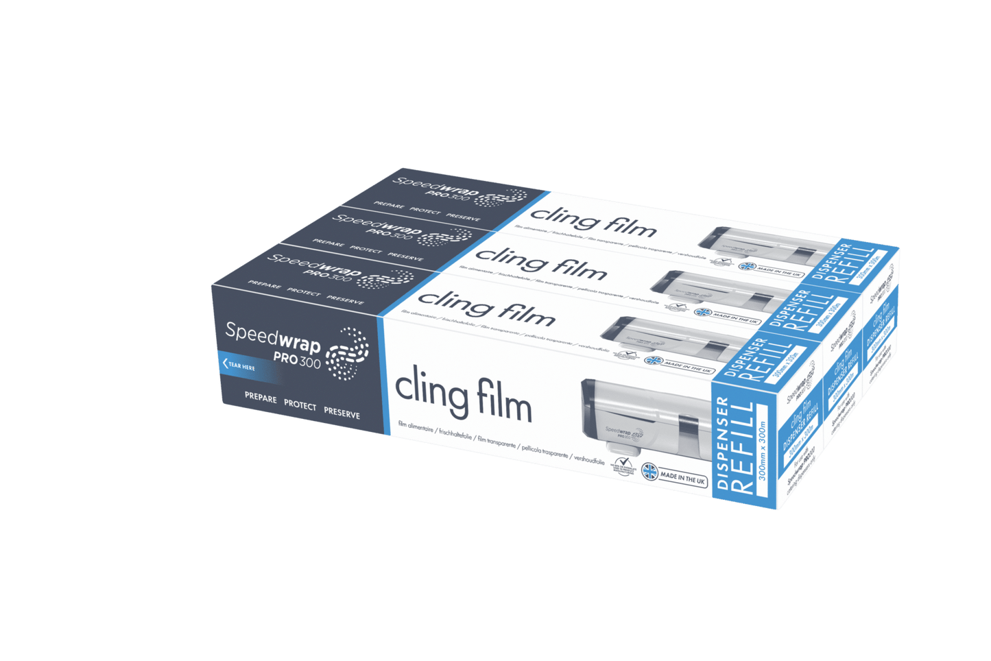 Speedwrap Cling Film Refill 300mm x 300m
