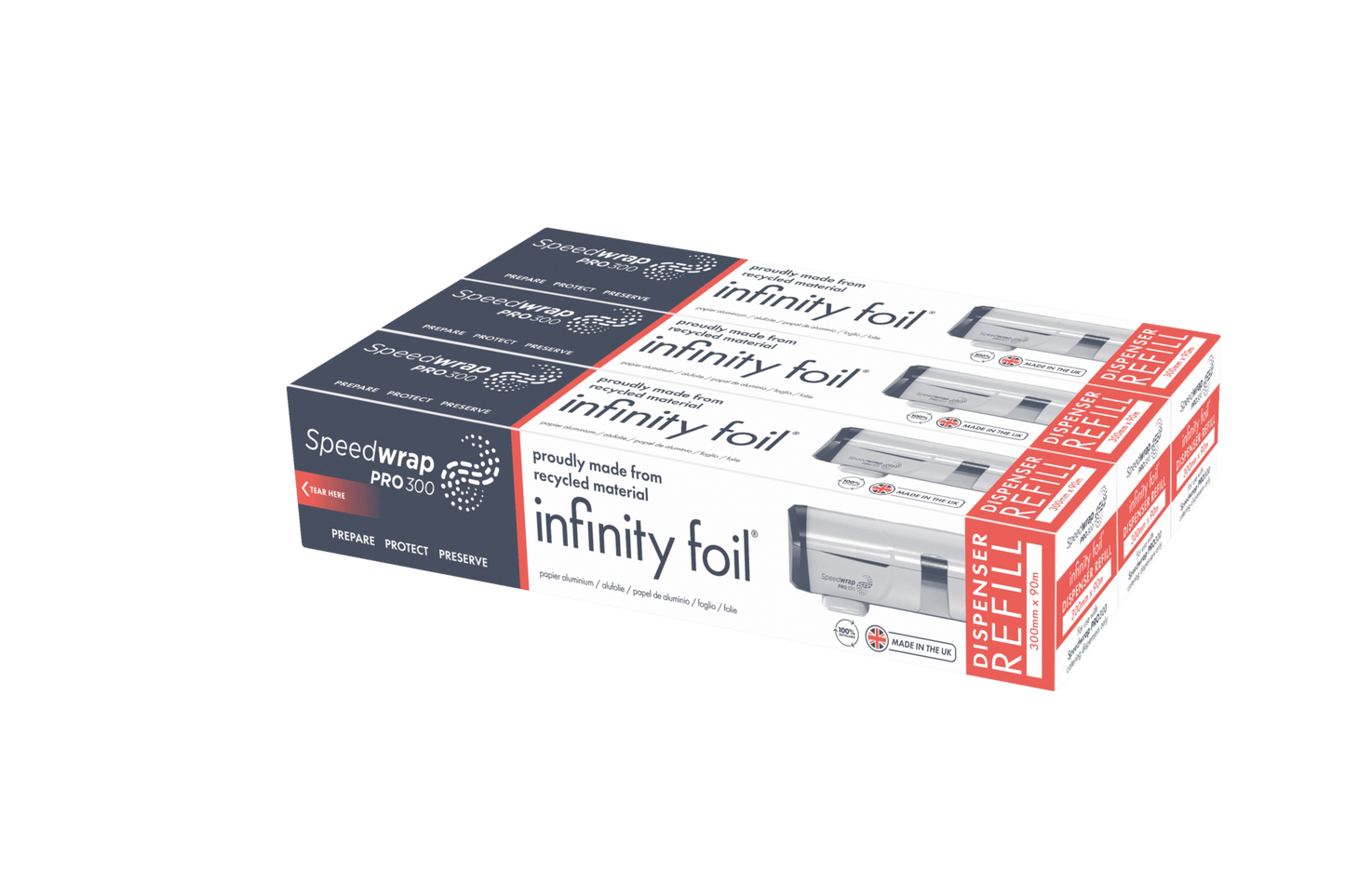 Speedwrap Catering Foil Refill 300mm x 90M