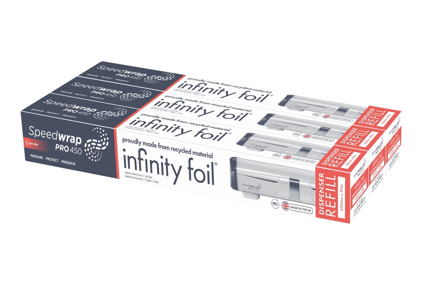 Speedwrap Catering Foil Refill 450mm x 90M