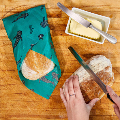 BeeBee & Leaf Whale Beeswax Food Wraps (Shark - Pack of 3)