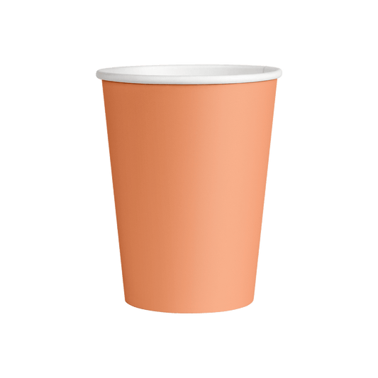 decent Hot Cup Single Wall 12oz – Sherbert Orange – 1,000 Cups