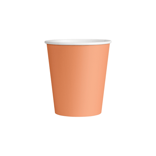 decent Hot Cup Single Wall 6oz – Sherbert Orange – 1,000 Cups