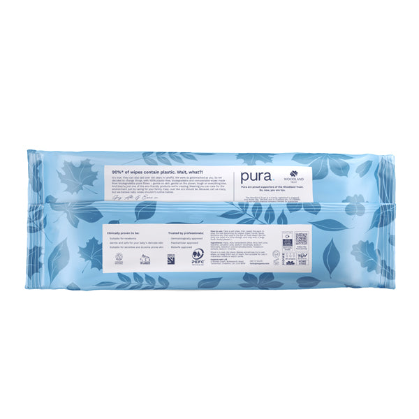 Pura Flushable Eco Baby Wipes