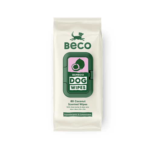 Beco Bamboo Dog Wipes | Coconut Scented