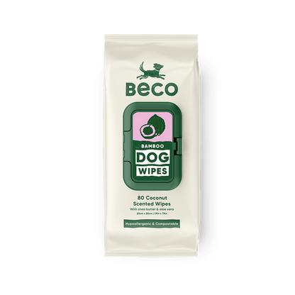 Beco Bamboo Dog Wipes | Coconut Scented