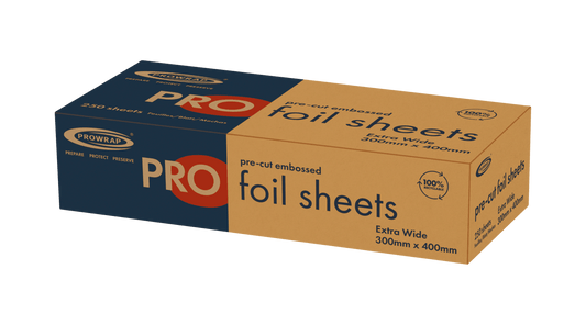 Prowrap 300mm x 400mm Pre-Cut Foil Sheets
