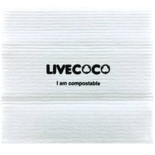 LiveCoco Compostable Cleaning Cloths & Sponges