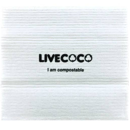 LiveCoco Compostable Cleaning Cloths & Sponges