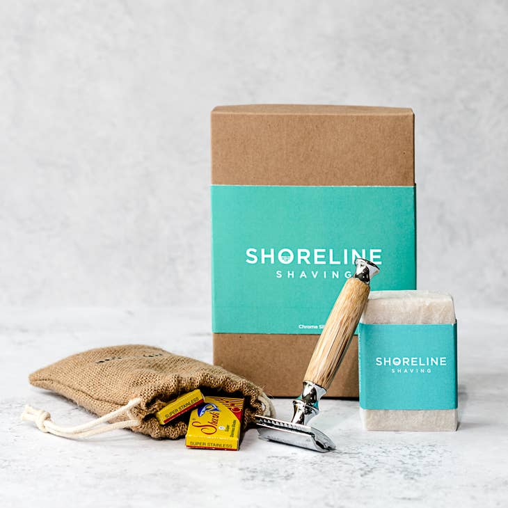 Shoreline Shaving Bamboo Safety Razors (men & women)