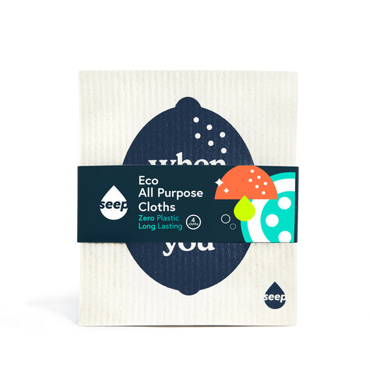 Seep Eco Sponge Cloths (4 pack)