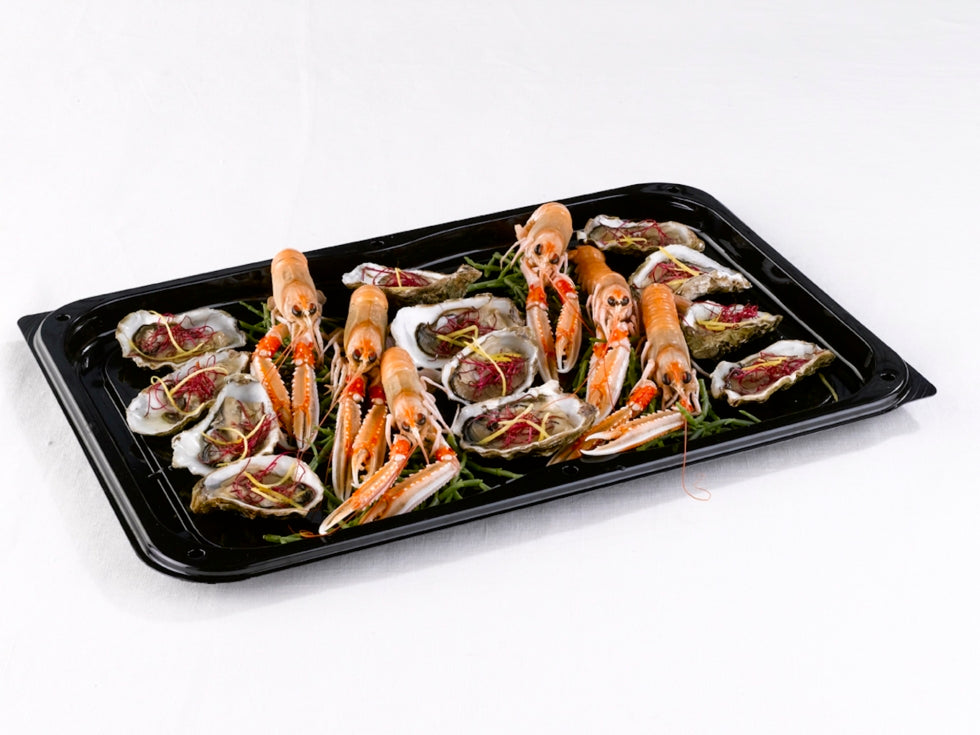 Sabert Ultimate Platter – Large (46×30cm) – 25 Platters + 25 Lids