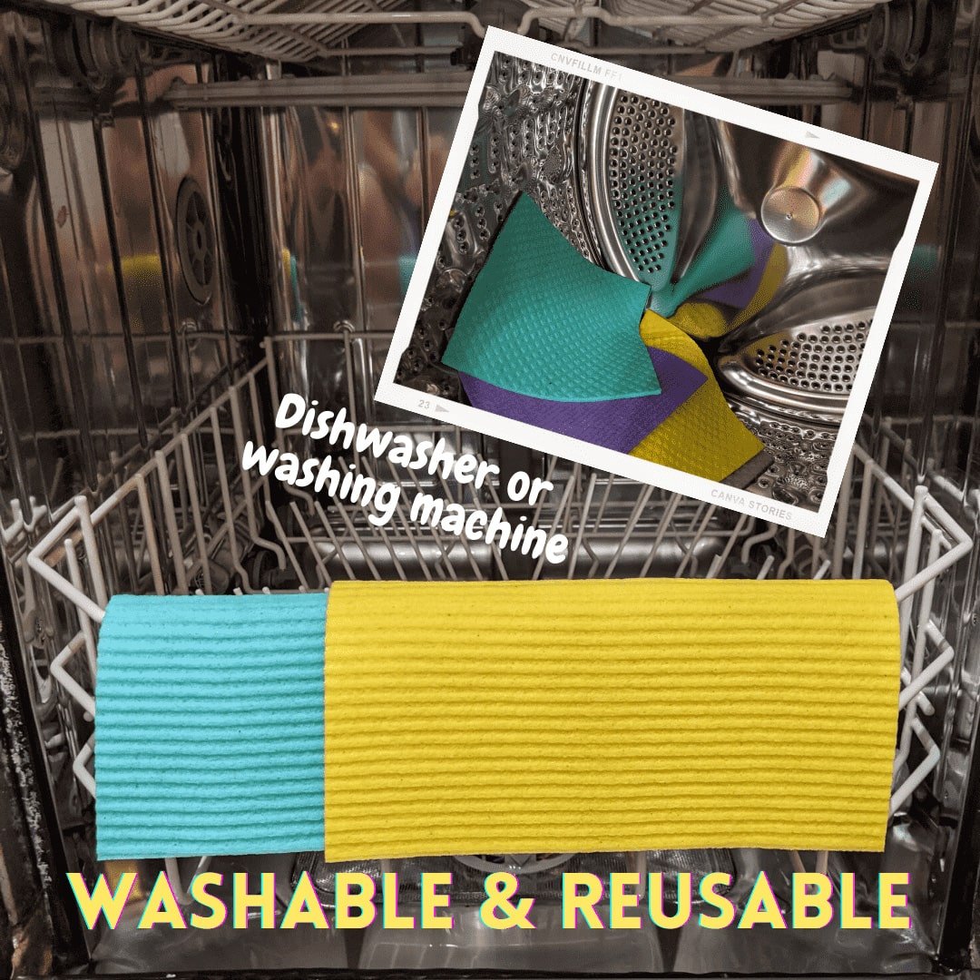 Composty Super Absorbent 'Swedish Dishcloths' -  6 Pack