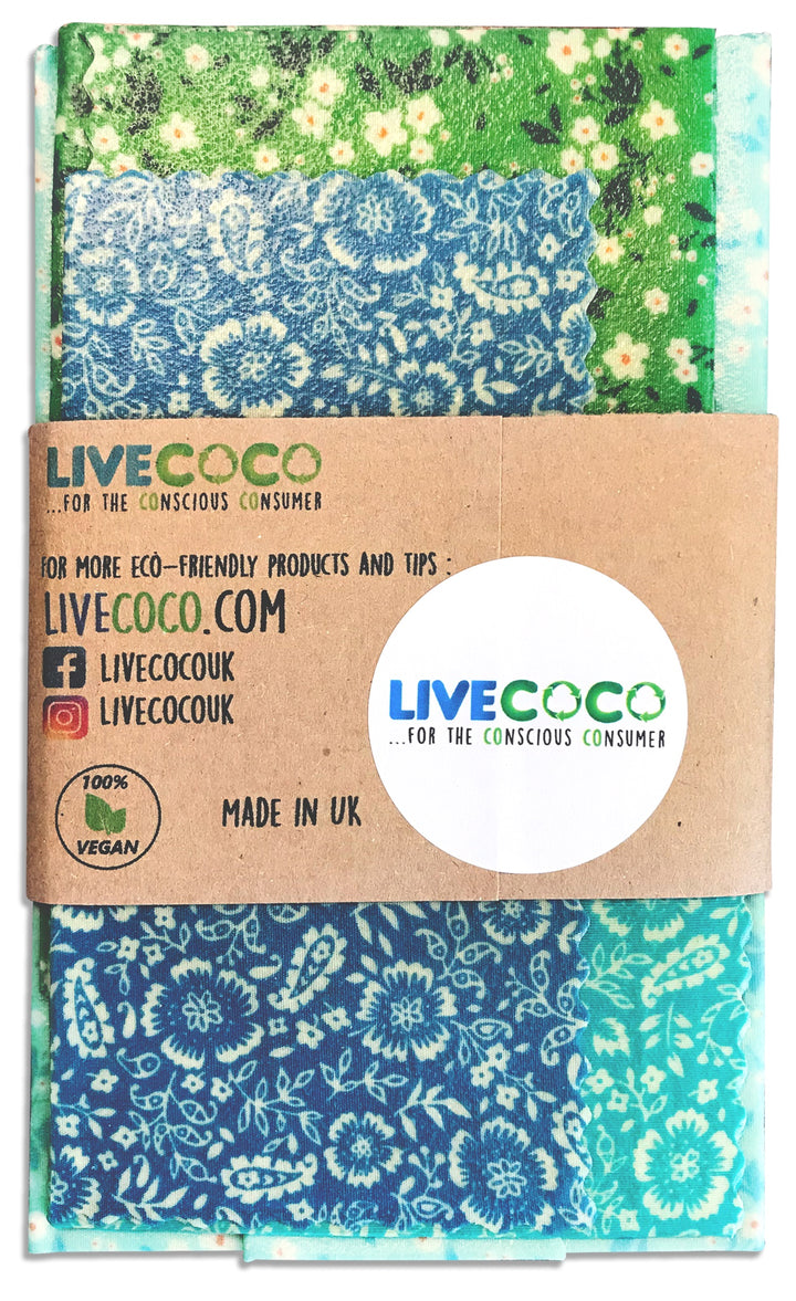 LiveCoco Vegan Eco Food Wraps