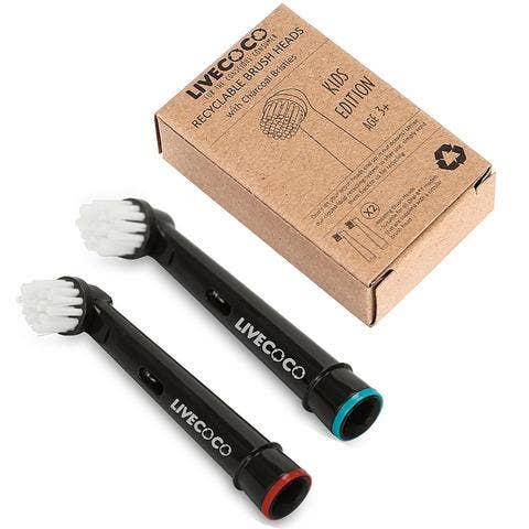 LiveCoco Recyclable Brush Heads (Junior 3+) - Oral-B* Compatible