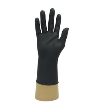 Black Powder Free Nitrile Gloves