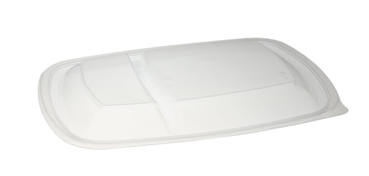 Sabert Fastpac Vented Lid for 2-Compartment Container – 300 Lids