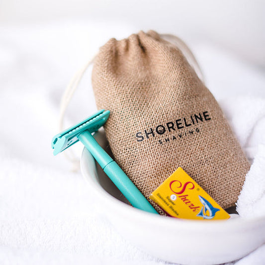 Shoreline Shaving Safety Razor Travel Sets (men & women)