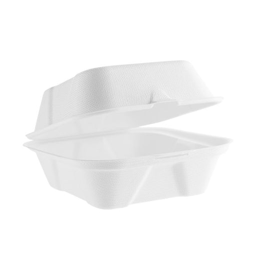Vegware 6in bagasse burger box