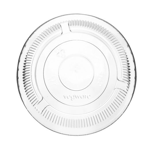 Vegware 96-Series PLA Flat Lid (No Hole) – 1,000 Lids